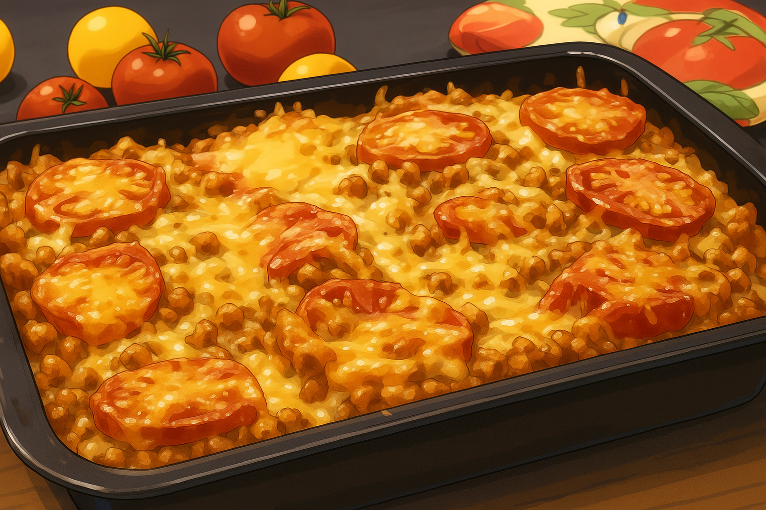 Kabaču sacepums ar gaļu